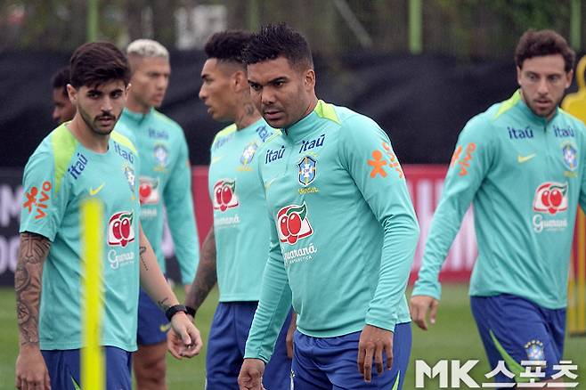 맨체스터 유나이티드에서 활약 중인 수비형 미드필더 카세미루. 사진=이근승 기자