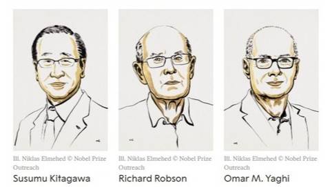 노벨&nbsp;화학상 수상자. 노벨위원회 제공