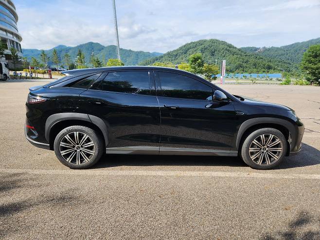 BYD 중형 전기 SUV 씨라이언7 (사진=이데일리 이배운 기자)