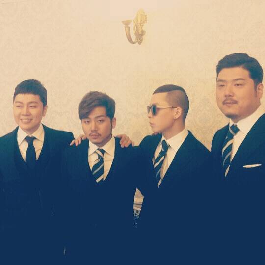 브라운아이드소울 정엽, 전 멤버 성훈, 나얼, 영준(왼쪽부터). 사진 출처=SNS