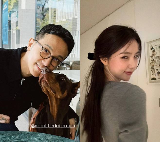 쿠시(왼쪽), 비비엔. 사진 출처=쿠시, 비비엔 SNS