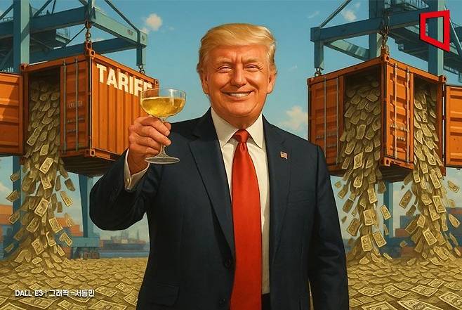 도널드 트럼프 미국 대통령 일러스트. 아시아경제DB