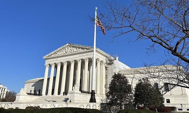 미국 연방대법원. 한겨레 자료사진
