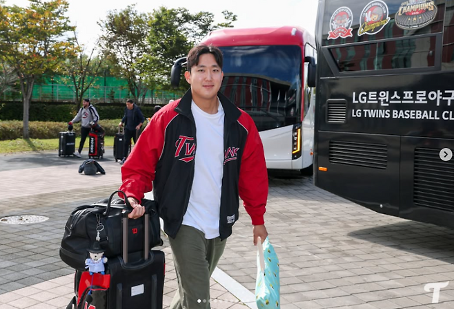 LG 트윈스 좌완 투수 손주영. 사진=LG 트윈스 인스타그램 캡처