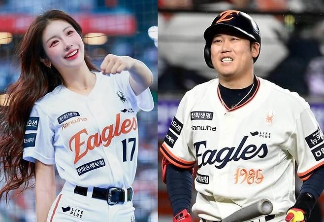 KBO 프로야구 한화 이글스 치어리더 김연정이 하주석 선수와의 결혼 소식이 알려진 뒤 불거진 악성 댓글에 대해 입장을 밝혔다. [사진출처 = SNS]