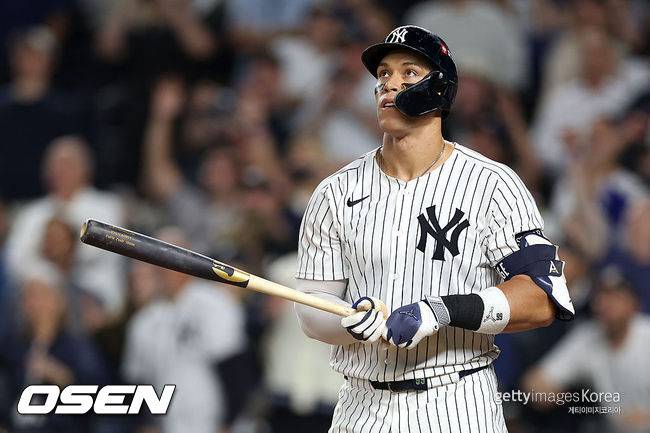 [사진] 애런 저지 ⓒGettyimages(무단전재 및 재배포 금지)