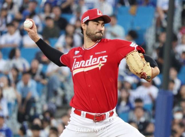 SSG 랜더스 외국인 투수 미치 화이트. /사진=김진경 대기자