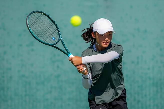 여자단식 4강에 오른 임연경(사진/김도원 기자)