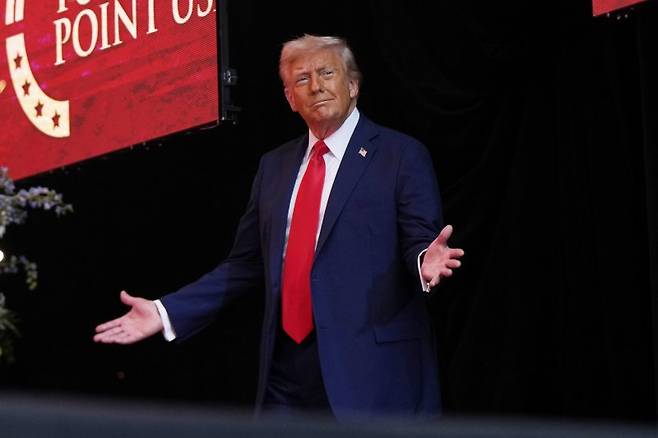 도널드 트럼프 미국 대통령. 뉴시스.