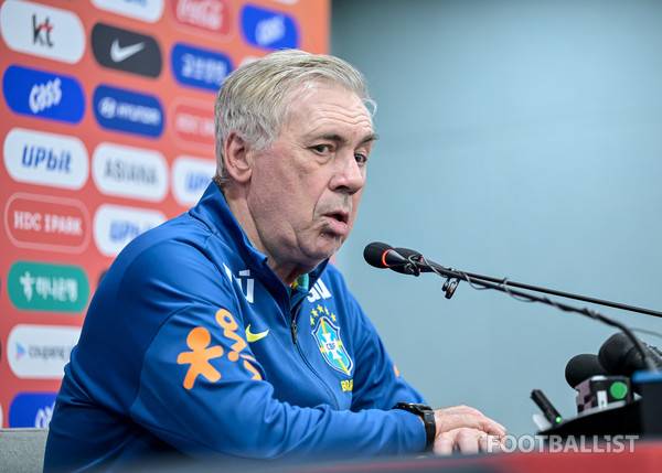 카를로 안첼로티 브라질 감독. 서형권 기자