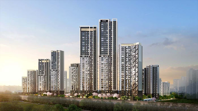 ‘아크로 드 서초’ 단지 투시도