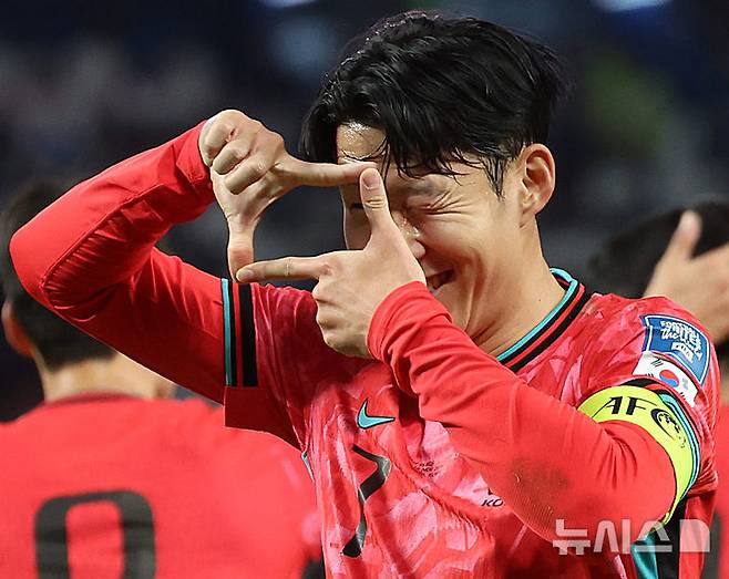 [쿠웨이트시티(쿠웨이트)=뉴시스] 이영환 기자 = 축구 국가대표 공격수 손흥민. 2024.11.14. 20hwan@newsis.com