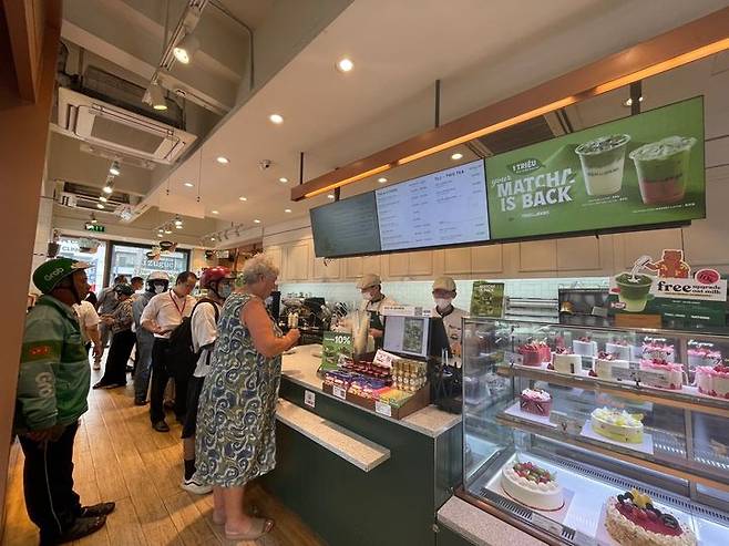 [서울=뉴시스] CJ푸드빌 뚜레쥬르 베트남 매장 내부. (사진=CJ푸드빌 제공)  *재판매 및 DB 금지