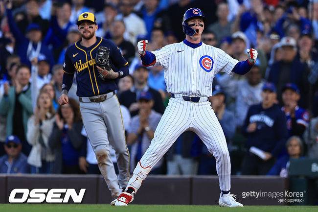 [사진] 시카고 컵스 피트-크로우 암스트롱. ⓒGettyimages(무단전재 및 재배포 금지)