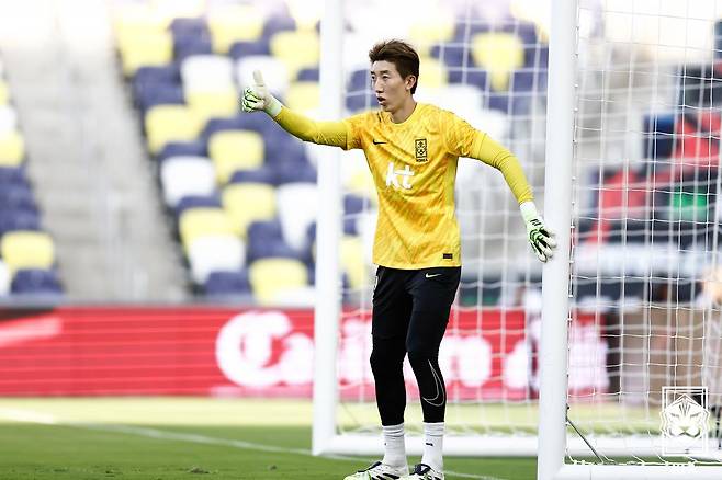 축구 국가대표팀 골키퍼 조현우. /사진=대한축구협회 제공