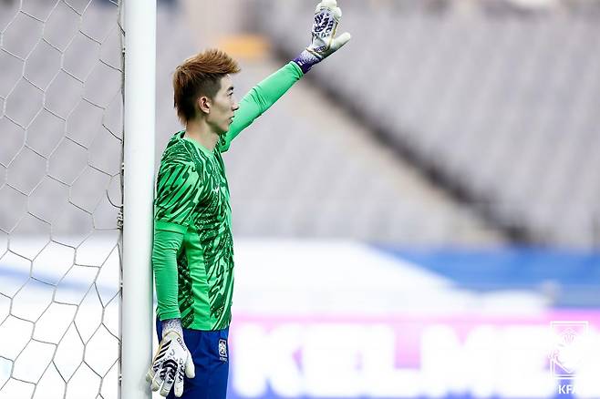 축구 국가대표팀 골키퍼 조현우. /사진=대한축구협회 제공