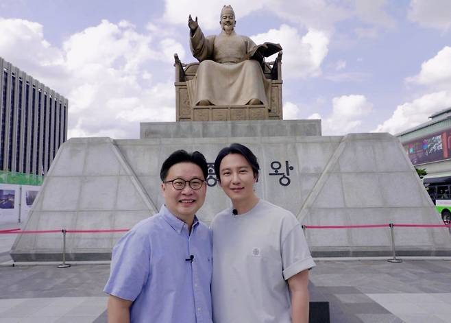 김남길-서경덕, 한글날 맞아 '한글 세계화 캠페인'