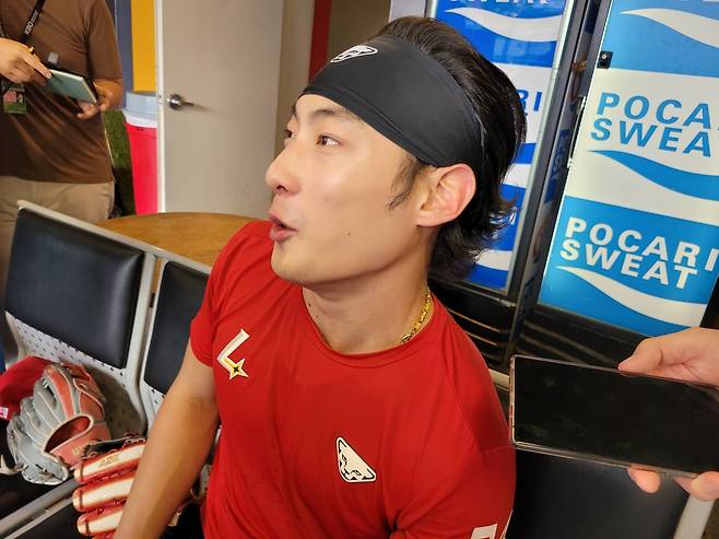 SSG 최지훈 [촬영=유지호]