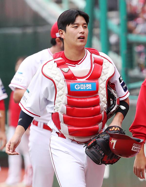 SSG 포수 조형우는 올 시즌 102경기에 나서며 개인 최다 출장 기록을 경신했다. (사진=SSG)