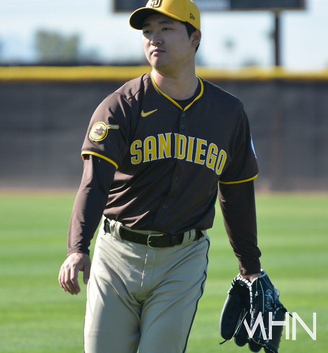 (샌디에이고 시절의 고우석)