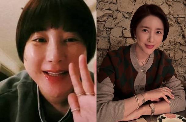 서인영이 10kg 늘어난 근황(왼쪽)을 공개해 예전 모습을 기억하는 팬들의 걱정을 샀다. 사진=서인영 SNS