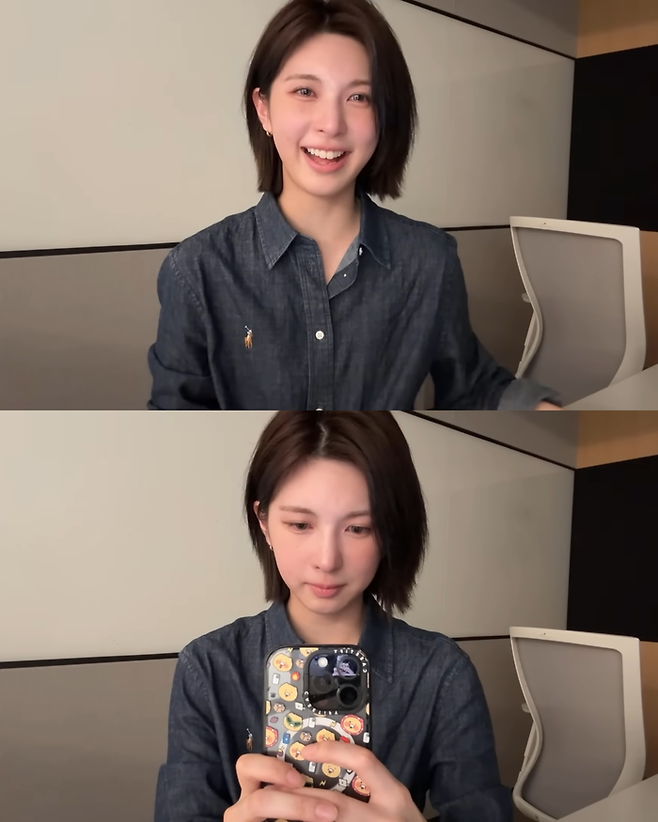 엔믹스 배이. 사진 | NMIXX 유튜브 라이브 캡처