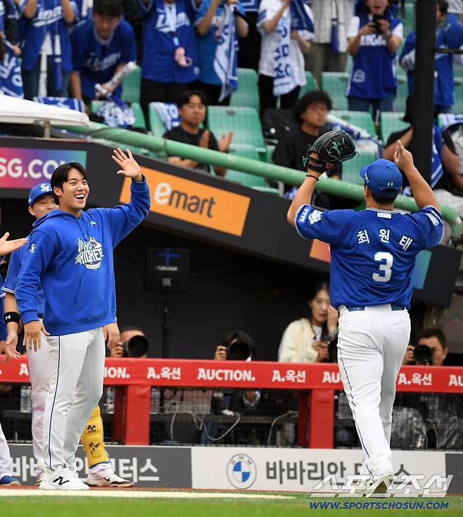 9일 인천SSG랜더스필드에서 열린 SSG와 삼성의 준PO 1차전. 삼성 최원태가 역투하고 있다. 인천=박재만 기자 pjm@sportschosun.com/2025.10.09/