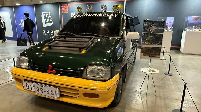 ▲ 킨텍스로 출장 나온 랜덤플레이 차량