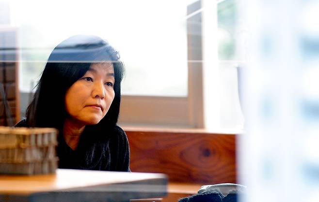 신경숙 작가. 경향신문 자료사진