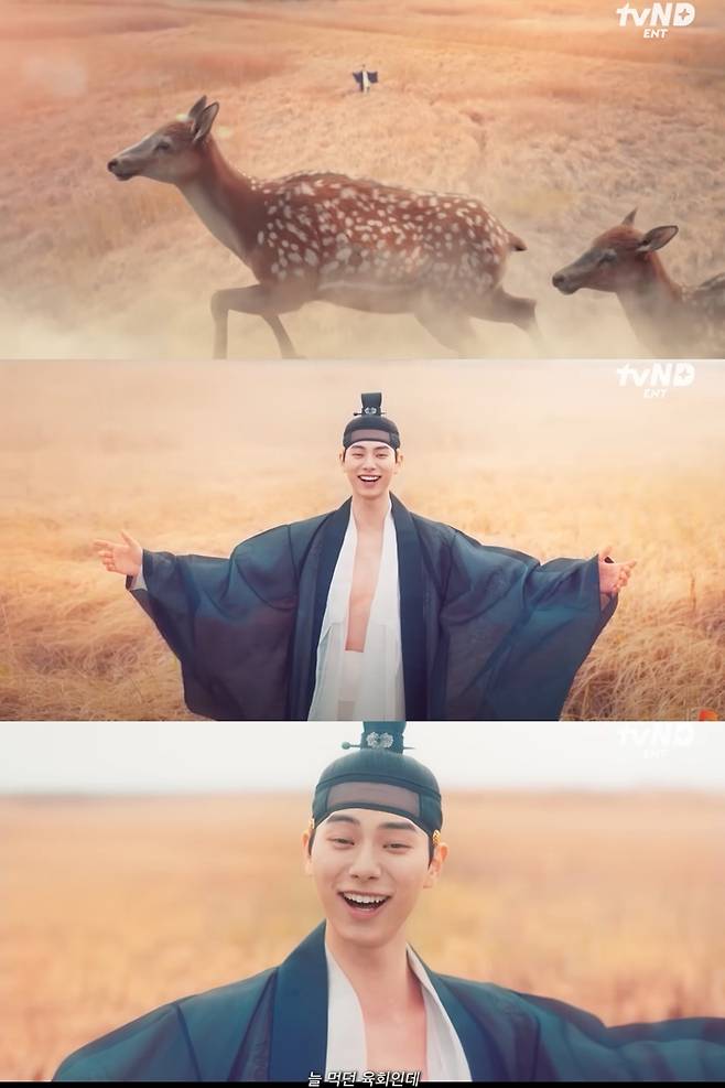 많은 배우가 재미있게 봤다고 한 갈대밭 CG 장면. '폭군의 셰프' 캡처