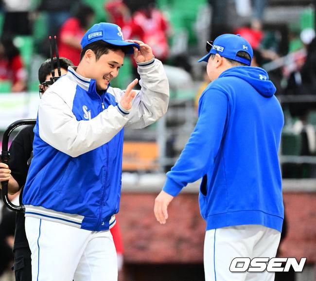 박진만 감독, "최원태, 올 시즌 최고의 피칭이었다"