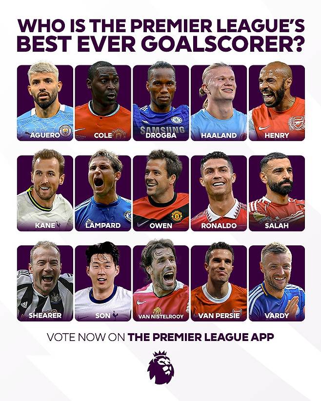 “누프리미어리그 역사상 가장 위대한 골잡이는 누구?”. PL 공식 SNS