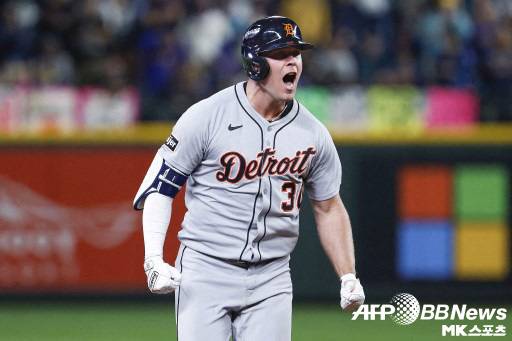케리 카펜터는 다섯 차례 출루했다. 사진(美 시애틀)=ⓒAFPBBNews = News1