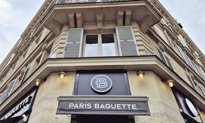 지난 9월 25일(현지시간) 파리바게뜨 프랑스 파리 샤틀레점 전경.&nbsp;파리=김동환 기자