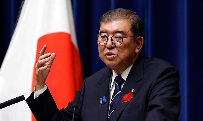 이시바 시게루 일본 총리. EPA연합뉴스