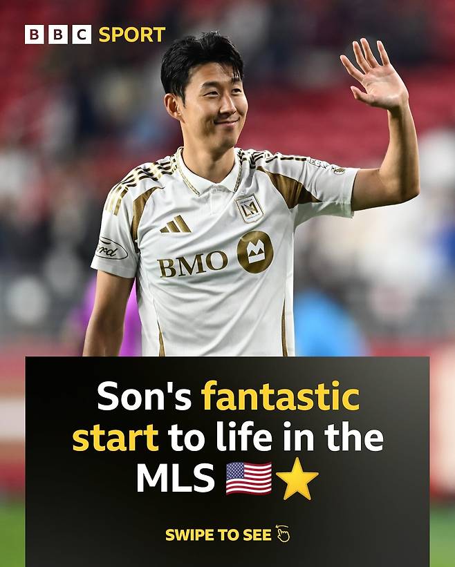 손흥민. BBC SPORT