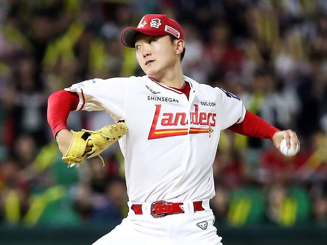 ▲ 김건우 ⓒSSG 랜더스