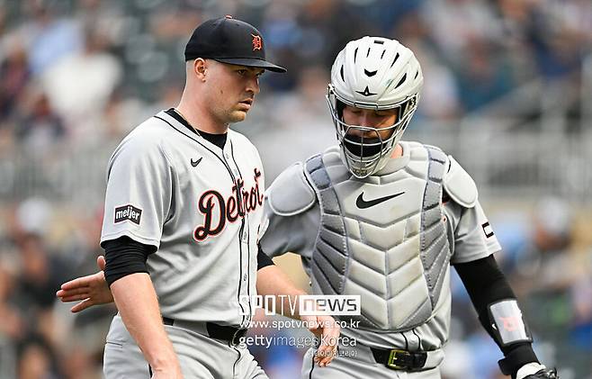 ▲ 디트로이트 타이거스 타릭 스쿠발(왼쪽)과 딜런 딩글러.