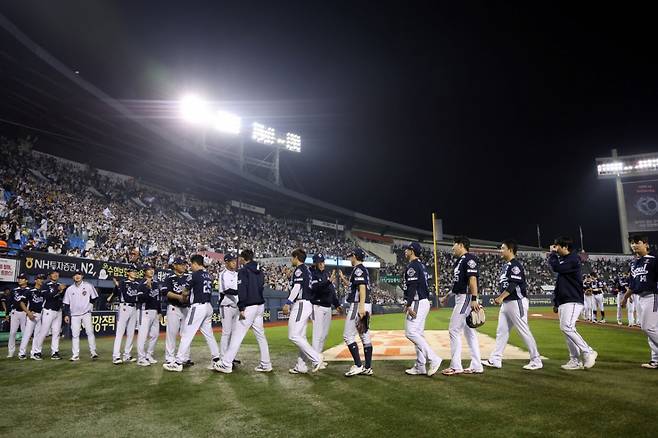 두산 베어스 선수단. /사진=두산 베어스 제공