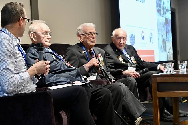 한국전쟁 치른 뉴질랜드 참전용사들 [한국전쟁유업재단 제공. 재판매 및 DB 금지]