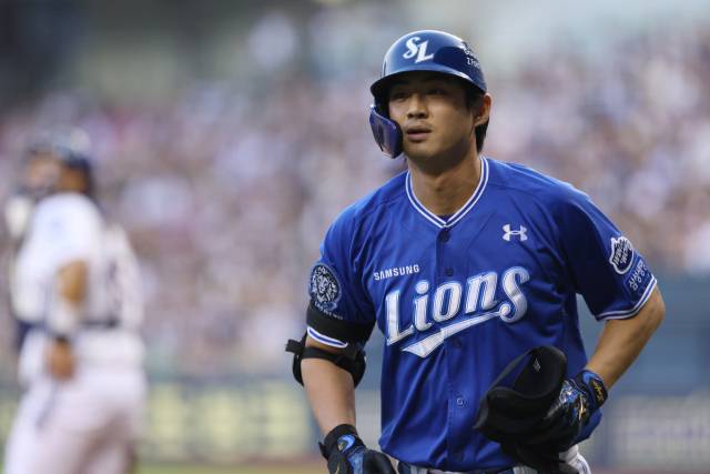 삼성 라이온즈의 구자욱. 삼성 제공