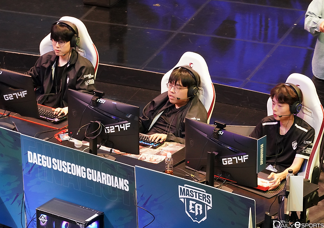 6라운드와 7라운드를 연속으로 잡으며 반격을 시도했던 대구 수성 가디언즈.