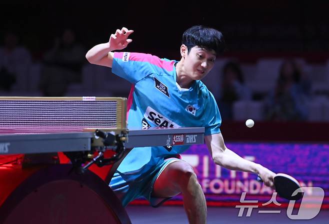 한국탁구대표팀의 조대성 2025.5.21/뉴스1 ⓒ News1 사진공동취재단