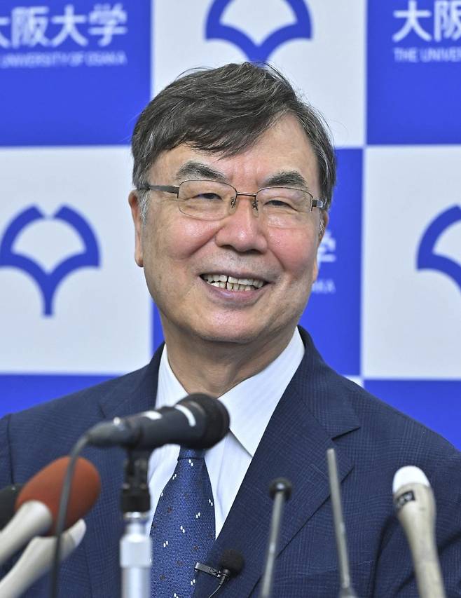 노벨 생리의학상 수상자 사카구치 시몬 오사카대 석좌교수. AFP 연합뉴스