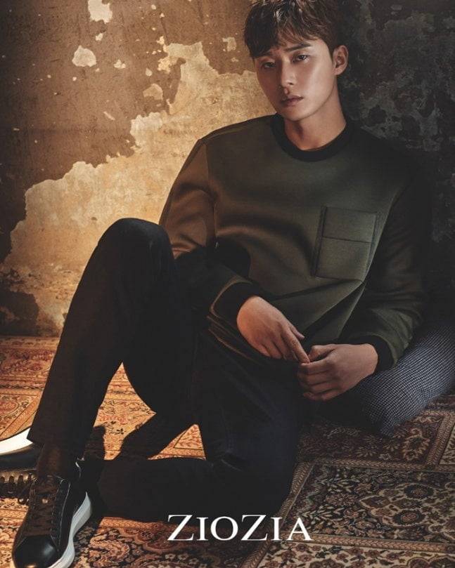 2017년 배우 박서준을 모델로 내세운 지오지아. (사진=한경DB)