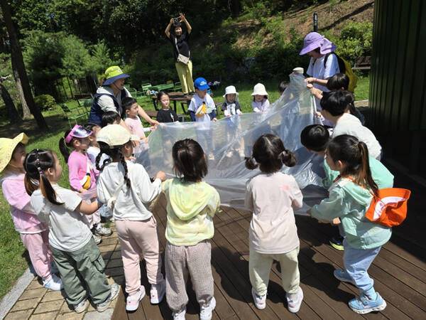 의정부시 어린이들이 체험 활동을 하고 있다. 의정부시 제공