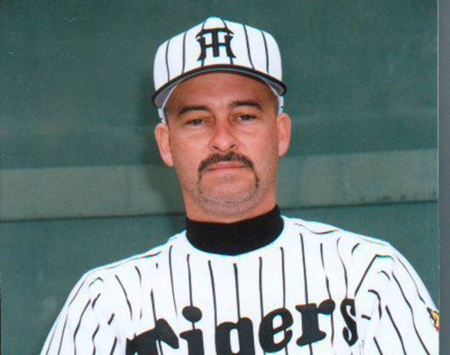 한신 타이거스 시절 마이크 그린웰. /사진=라이브도어뉴스 공식 SNS 갈무리