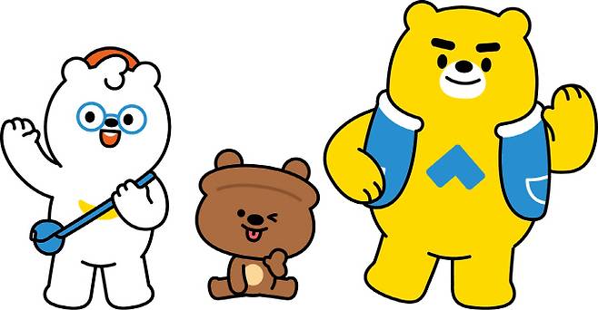 금융업계에서 최근 '귀여움'을 앞세운 캐릭터 마케팅이 젊은 층 사이에서 주목받고 있다. 단순한 금융 거래를 넘어 고객에게 재미와 감정적 유대감을 제공하며, 특히 MZ세대(밀레니얼+Z세대)의 뜨거운 반응을 이끌고 있다. 사진은 지난 2020년 광주은행이 런칭한 'KJBEARS'(웅이·달이·단지) 캐릭터. /광주은행 제공