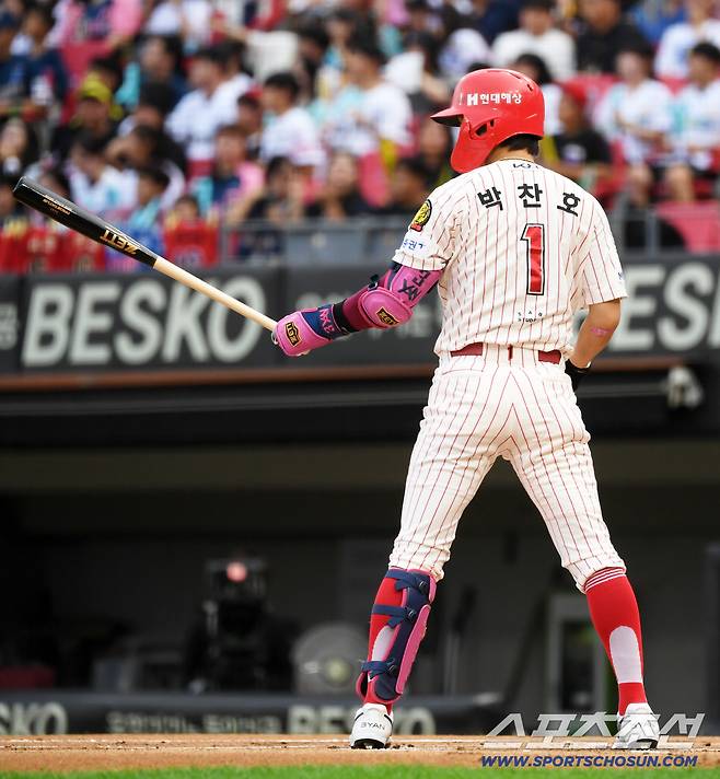 27일 광주 기아챔피언스필드에서 열린 KIA 타이거즈와 NC 다이노스의 경기. KIA 박찬호가 타석에 들어서고 있다. 광주=박재만 기자 pjm@sportschosun.com/2025.09.27/