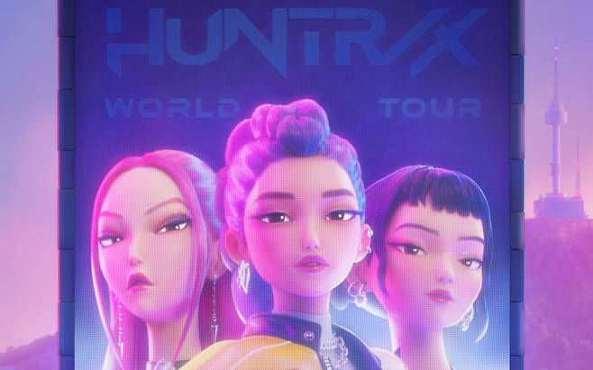 남산타워, 서울올림픽경기장, 낙산공원 등 서울을 배경으로 넷플릭스가 제작한 K팝 영화 '케데헌'. /넷플릭스